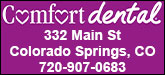 Comfort Dental Sponsorship Banner